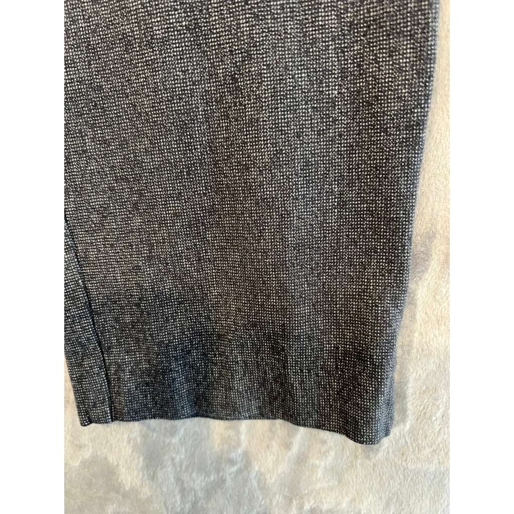 LOFT Curvy Skinny Womens Size 12 Charcoal Gray Heathered Stretch Ankle Pants - Picture 4 of 11